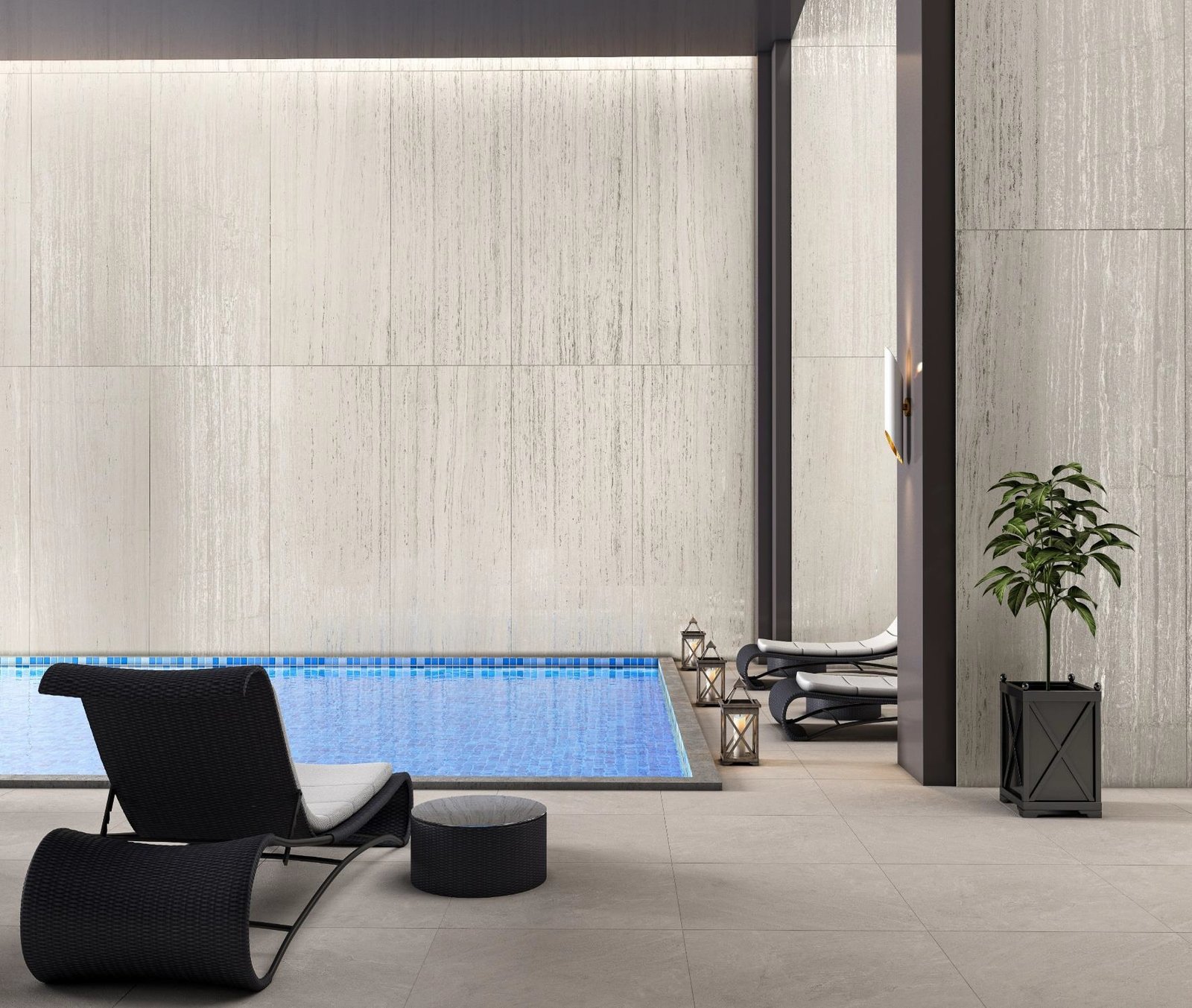 Travertino Silver