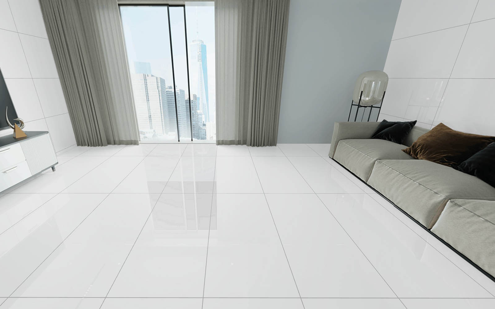 White Glossy